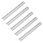 50pcs Wire Binding Spines Wire Binding Rings 23 Holes for Teacher Student