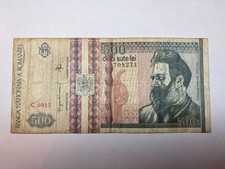 Romania 500 Lei 1992 Well Circulated Condition Foreign World Banknote Pick #101