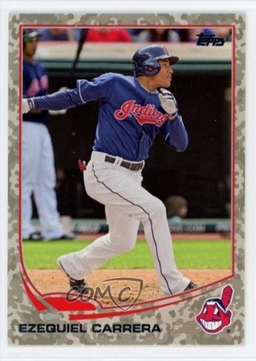 2013 Topps Update Desert Camo 49/99 Ezequiel Carrera #US169 0ut3