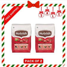 2 Pack Rachael Ray Nutrish Whole Health Blend Adult Dry Dog Food 40lb 0.87 per pound
