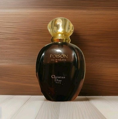 Poison 50 ML 1980 s Vintage Splash Bottle Christian Dior 
