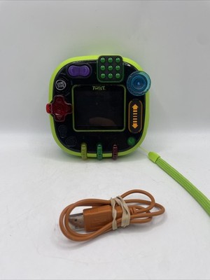 LeapFrog RockIt Twist Rotatable Educational Learning Game System Green + Cord