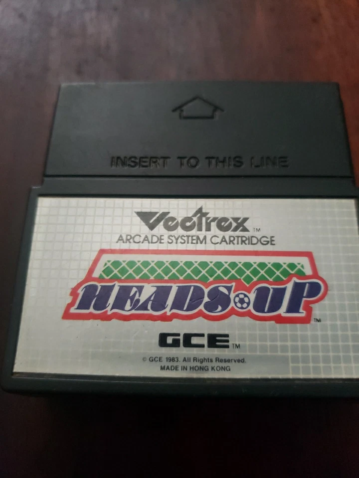 Heads Up - GCE Vectrex - Game Cartridge Tested - Authentic - Image 2 of 4