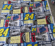 1 yard x 44" wide Quilt Pillow Fabric 2005 Jeff Gordon 24 Nascar Racing