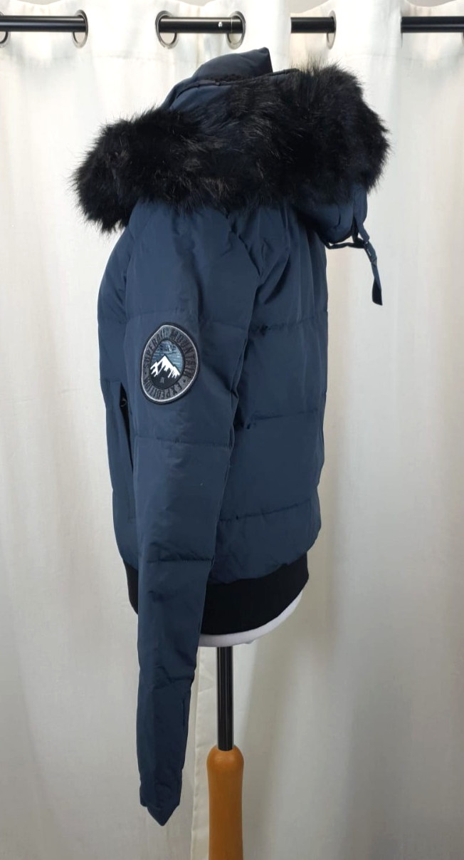 Superdry Everest Ella Bomber Jacket Teal Size S / 10 Uk Rrp £119.99 CR066 HH 01 image 2