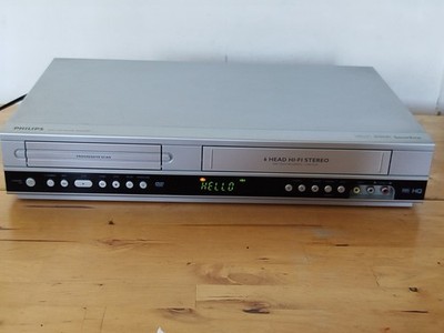 Philips DVP3350V Hifi 6-Kopf DVD SCOPE VHS DVD-Player Kombi + Handbuch 