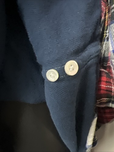Ralph Lauren Polo Custom Fit Herren L/S Button Down Karo Hemd Gefüttert Flanell - Bild 6 von 12