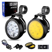 4.5 Inch Motorcycle Auxiliary Lights LED Spotlights Driving Fog Light,