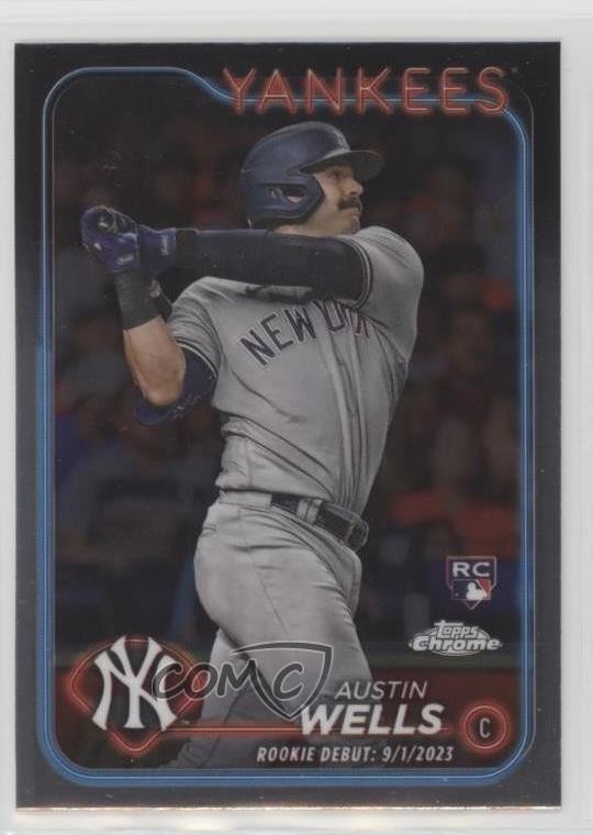 2024 Topps Chrome Update Rookie Debut Austin Wells #USC197 Rookie RC 12g7