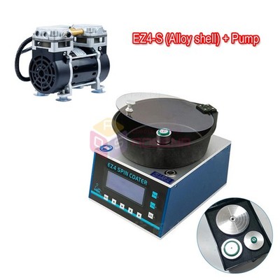 EZ4 Laboratory Spin Coater Glue Spin Coating Machine+Vacuum Pump+3 Vacuum Chucks