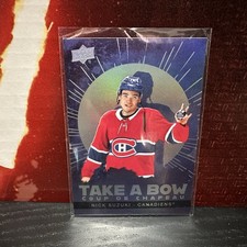2024-25 TIM HORTONS Upper Deck NICK SUZUKI Take A Bow #TB-6 Montreal Canadiens