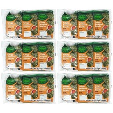 Bibigo Seealgen Snack Original SESAM Algen Snack Seetang Snack Seaweed 6x15g