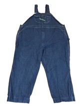 GUC Key Imperial Denim Bib Overalls Size 60x32 Mens Altered Length 28 Blue Pants