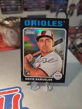 2024 Topps Heritage Chrome Black Refractor David Banuelos RC 10/75 Baltimore