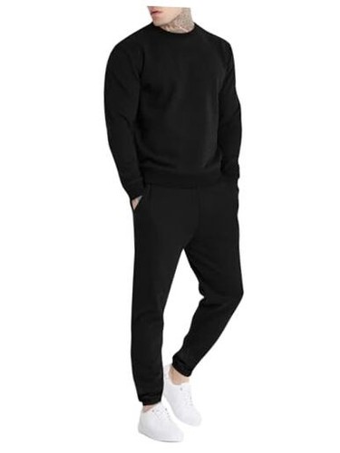 Men's Casual Tracksuit Athletic Sweatsuits Long Sleeve 2 Piece Outfit Running