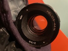 Helios 44M 58mm f/2 USSR Lens + M42–EOS Adapter & Accessories – Swirly Bokeh