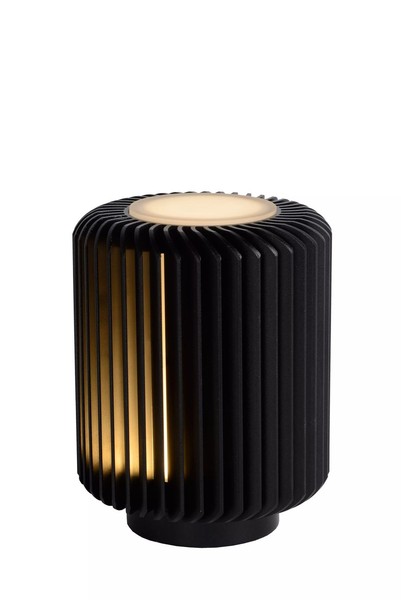 Led Tischlampe Schlafzimmer Aluminium Schwarz 13,7 Cm 3000 K Nachttisch Leuchte-image
