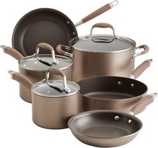 Anolon Advanced Home Hard Anodized Nonstick Cookware/Pots and Pans Set, 9 Piece