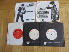 Alvin Stardust 5 X 45s Bundle - My Coo Ca Choo Red Dress Pretend.... Alvin Stardust 5 X 45s Bundle - My Coo Ca Choo Red Dress Pretend....