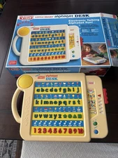 Vintage 90s Vtech Talking Little Smart Alphabet Desk Tested Learning Toy Works