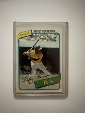 1980 Topps - Rickey Henderson #482 (RC)