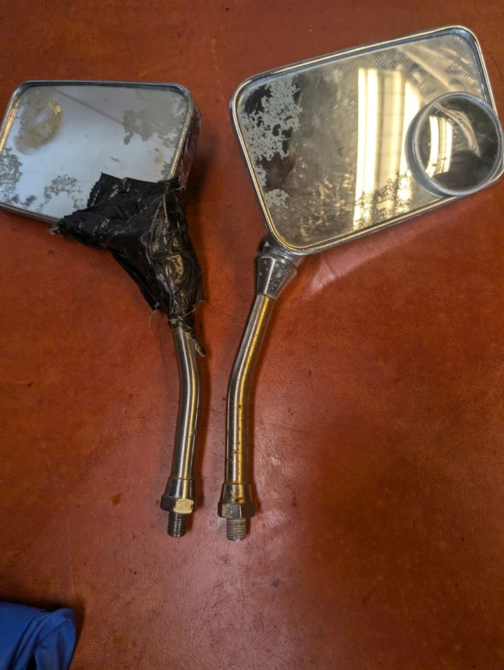 Espejo retrovisor izquierdo de fábrica GS 1100 1983 Suzuki GS1100Ee LH fabricante original Foto 2 de 4