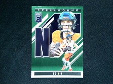 2025 Donruss Elite #26 Bo Nix Spellbound Green