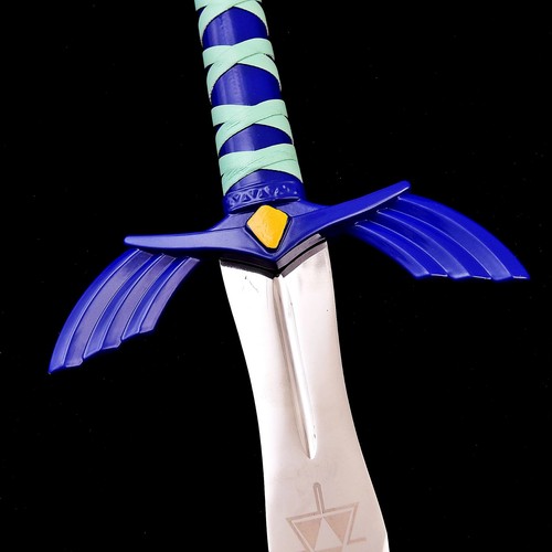 Handmade Legend of Zelda Master Sword Replica with Scabbard Cosplay prop Fantasy - Picture 3 of 8