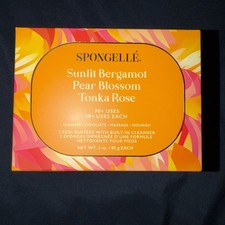 Spongelle - 3 Pedi-Buffers With Built-in Cleanser - NEW
