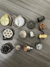 Lot of 12 Electric Clock Movement Motors * Untested * Condition Unknown