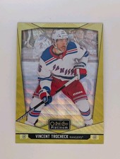 2024-25 OPC Platinum Neon Yellow Surge #68 Vincent Trocheck - New York Rangers