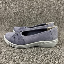 LifeStride BZees Air Step Slip-ons Navy Blue Women's Size 6.5
