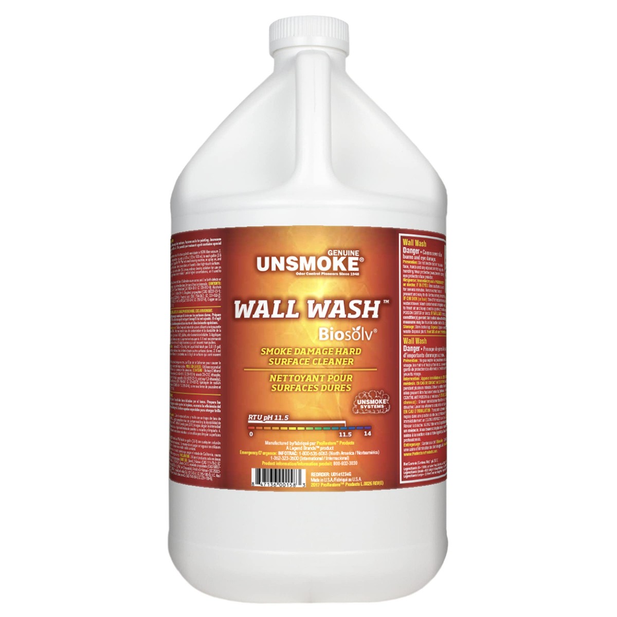 cigarette smoke wall cleaner Unsmoke Wall Wash with Biosolv Multipurpose Degreaser for Walls and Smoke  Dam
