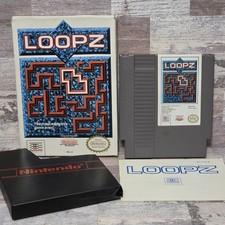 Loopz (Nintendo NES) Complete in Box CIB Authentic Tested 