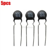 5Pcs Thermistor Temperature Sensor Ntc 5D-9 5 Ohm B 2800K 3A 5% Ic New cu