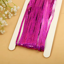 Cheap as a Party Metallic Tinsel Foil Fringe Curtains Backdrop for Birthday New 