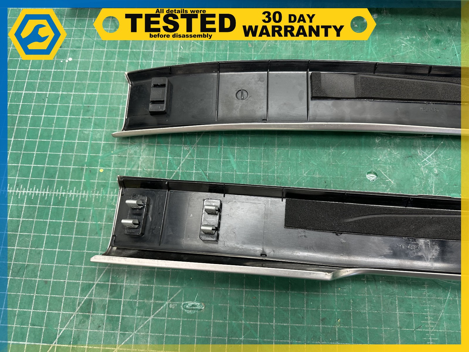 06-12 BENTLEY Flying Spur DOOR SILL PANEL SCUFF PLATE STEP COVER TRIM SET OEM