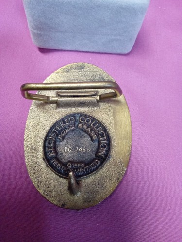 Vintage Collectors West Virginia Bronze Belt Buckle Heritage Mine LTD - Picture 2 of 4