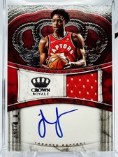 2017 Panini Crown Rayale  OG Anunoby Toronto Raptors Patch Auto /199 #RJA-OGA