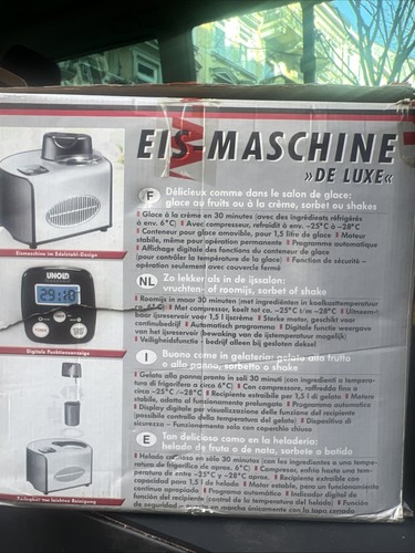 Unold Eismachine Modell De Luxe Kompressor 1,5 L NEU ovp Eis Abh. Hamburg - Bild 2 von 2