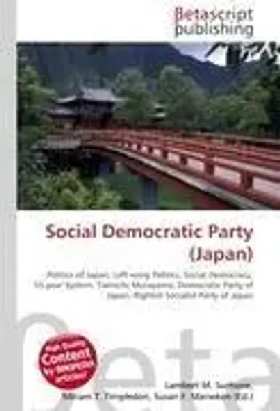 Lambert M. Surhone (U. A.) | Social Democratic Party (Japan) | Taschenbuch-image
