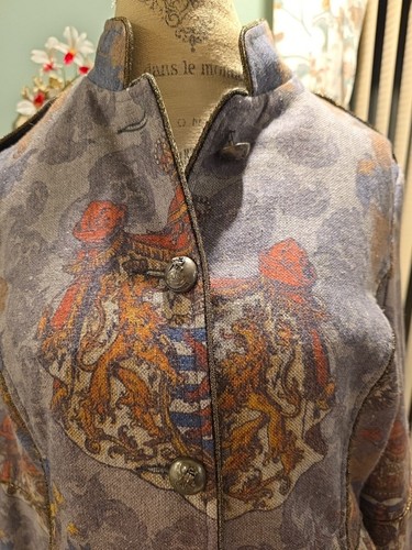Chaqueta Floral Forrada Alberto Makali Talla Grande MULTICOLOR RARA - Imagen 3 de 12
