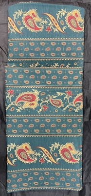 Vintage 90s Crown Craft Middlebury Paisley King SZ Sham Set 2 Green Red Gold NOS