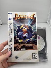 Rayman (Sega Saturn, 1995) Tested & Working Great Cond, W/ REG Card