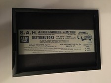 SAAB 96 CAR-1964 framed original advert