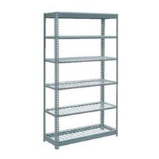 Global Industrial Heavy Duty Shelving 48"W x 12"D x 84"H With 6 Shelves Wire
