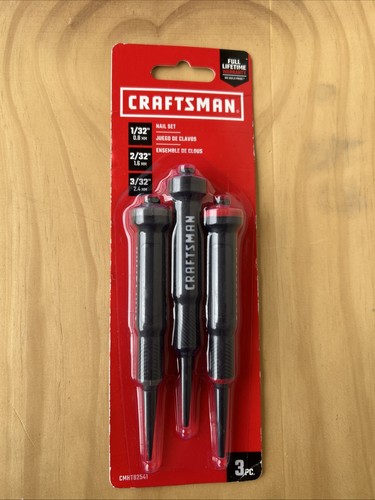 Craftsman Qualitäts Nagelset / 3-teiliges Set (CMHT82541) 1/32 - 2/32 -3/32 / - Neu