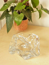 Vide-poche cendrier cristal