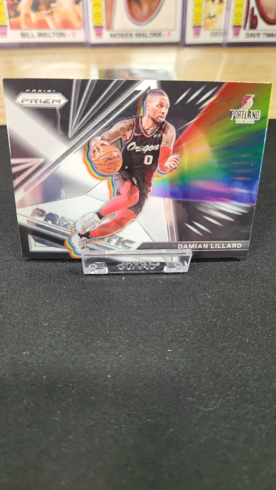 2021-22 Panini Prizm Damian Lillard Prizmatic Silver