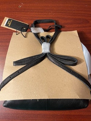 Margot New York Camille Backpack Bag Black 100% Leather | eBay display picture 2